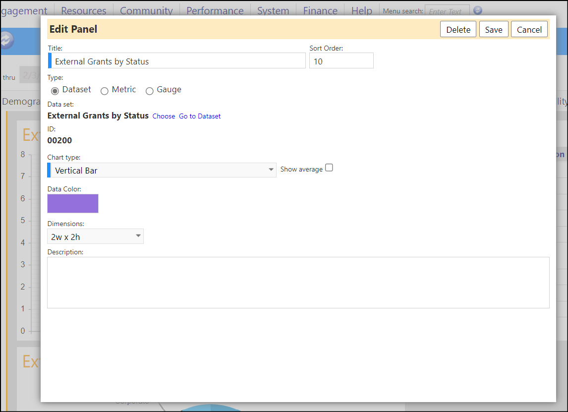 How can I sort Dashboard Panels - KnowledgeBase